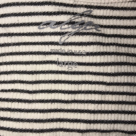 Black and white striped body suit - Picture 4 of 4